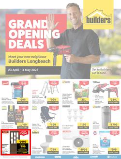 Builders : Longbeach Grand Opening Deals (23 April - 03 May 2026), page 1