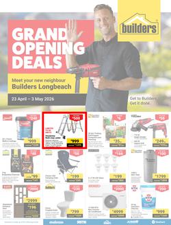Builders : Longbeach Grand Opening Deals (23 April - 03 May 2026), page 1