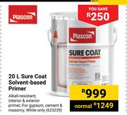 Plascon 20L Sure Coat Solvent Based Primer