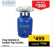 Cadac 3Kg Cylinder & Cooker Top Combo
