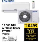 Samsung 12000 BTU Air Conditioner Inverter 734924