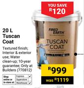 Fired Earth Tuscan Coat 770812-20Ltr
