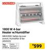 Goldair 1800W 4-Bar Heater W/Humidifier 404522
