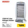 Goldair 1200W 3-Bar Halogen Heater 404509