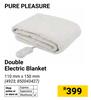 Pure Pleasure Double Electric Blanket 850043427