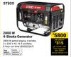 Steco 2800W 4 Stroke Generator 850022267