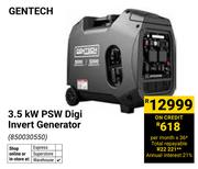 Gentech 3.5 KW PSW Digi Invert Generator 850030550
