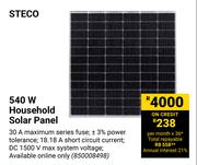 Steco 540W Household Solar Panel 850008498
