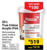 Plascon 20L True Colour Acrylic PVA 544312