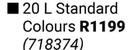 Dulux 20L Acrylic PVA (Standard Colours) 718374