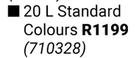 Plascon 20L Polvin Walls & Ceilings (Standard Colours) 710328