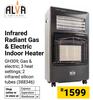 Alva Infrared Radiant Gas & Electric Indoor Heater 388346