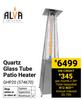 Alva Quartz Glass Tube Patio Heater GHP20 574670 