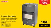 Goldair 3-Panel Gas Heater 404510