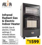 Alva Infrared Radiant Gas & Electric Indoor Heater 388346