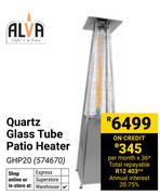 Alva Quartz Glass Tube Patio Heater GHP20 574670 