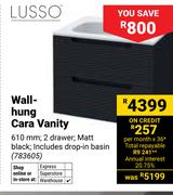 Lusso Wall-Hung Cara Vanity 783605
