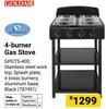 Goldair 4-Burner Gas Stove 787491