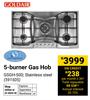 Goldair 5-Burner Gas Hob 591505