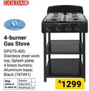 Goldair 4-Burner Gas Stove 787491