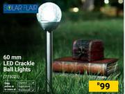 Solar Flair 60mm LED Crackle Ball Lights 715025