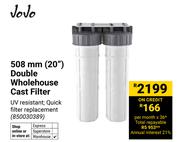 JoJo 508mm (20") Double Wholehouse Cast Filter 850030389