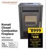 Megamaster Komati Closed Combustion Fireplace 850040622