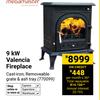 Megamaster 9KW Valencia Fireplace 770099