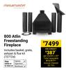 Megamaster 800 Atlin Freestanding Fireplace 727724