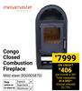 Megamaster Congo Closed Combustion Fireplace  850005870