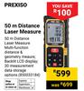 Prexiso 50m Distance Laser Measure 850033184
