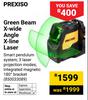 Prexiso Green Beam X-Wide Angle X-Line Laser 850033089