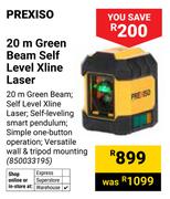 Prexiso 20m Green Beam Self Level Xline Laser 850033195