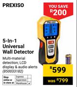 Prexiso 5 In 1 Universal Wall Detector 850033182