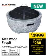 Econo Fire Alaz Wood Firepit 850027232