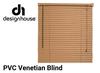 Design House PVC Venetian Blind Champagne 470mm x 900mm 653573