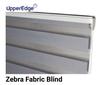 Upper Edge Zebra Fabric Blind 900mm x 1.6m 539209