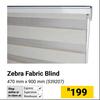 Zebra Fabric Blind 470mm x 900mm 539207