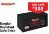 Xpanda DIY Burglar Resistant Safe Brick 305mm x 140mm x 130mm 569855