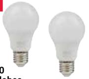 Eurolux 2 Pack A60 9W LED Globes 740613, 740614-Per Pack
