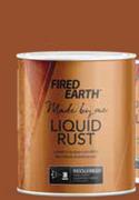 Fired Earth 1L Liquid Rust 396977