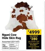 Nguni Cow Hide Skin Rug 521147