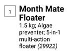 Pool Brite Month Mate Floater 29922-1.5Kg Each