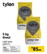 Tylon 5Kg Grout Light Grey 26011