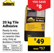 Builders 20Kg Tile Adhesive 73429