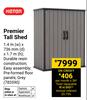Keter Premier Tall Shed 783590