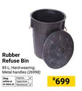 Rubber Refuse Bin 85L 26998
