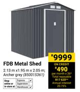 FDB Metal Shed 850015361