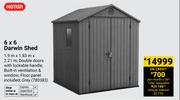 Keter 6 x 6 Darwin Shed 780383