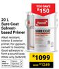 Plascon 20L Sure Coat Solvent Based Primer 625239
